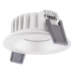 Ledvance Spot LED Air Fix Aluminium Blanc 6W 480lm 36D - 927 Blanc Très Chaud | Diamètre 68mm - IP65 - Meilleur rendu des couleurs - Dimmable