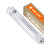 Ledvance Réglette LED Étanche Imperméable Boîtier Vide  Performance | Convient Pour 2x120cm Tube LED