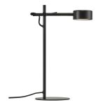 Nordlux Lampe De Chevet LED Clyde Noir 5.5W 350lm 120D - 827 Blanc Très Chaud | 3 Niveaux De Gradation Dimmable