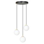 Emibig Suspension Luminaire Royal Acier Noir | Convient pour 3x E14 - Max 10W