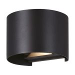 Eglo Applique Murale Calpino 3 Aluminium Noir 2W 420lm - 830 Blanc Chaud | IP54