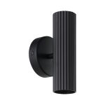 Eglo Applique Murale Portillo Acier Noir | Convient pour 2x GU10