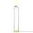 DFTP by Nordlux Shapes Lampadaires Salon Verre et Métal Laiton | Convient pour E27