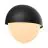 Nordlux Scorpius Applique Murale Rond Noir | Convient pour 1x E14