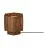 Good&Mojo Lampe De Chevet Panama Rotin Brun S | Convient pour 1x E27 