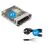 Mean Well Driver | LRS10024 | IP20 | 24V | 100W + Câble D'Alimentation 2m avec Terre