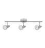 Ledvance Spot LED GU10 Aluminium 3x 3W - 827 Blanc Très Chaud 