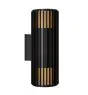 Nordlux Aludra Applique Murale Seaside Noir Up & Down | Convient pour 2x E27