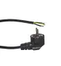 Noxion Power Câble d’alimentation Noir - Schuko Europlug + Extrémités ouvertes - 5m - 3 pole 0,75mm2