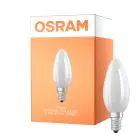 Osram LED Classic E14 Bougie Filament Dépolie 2.2W 470lm - 827 Blanc Très Chaud | Équivalent 40W
