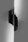 Emibig Applique Murale Spiner Acier Noir | Convient pour 1x G9 - Max 8W