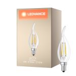 Ledvance Classic LED E14 Kaars Filament Helder 4W 470lm - 827 Zeer Warm Wit | Vervangt 40W