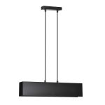Emibig Hanglamp Gentor Staal Zwart | Geschikt voor 2x E27 - Max 15W