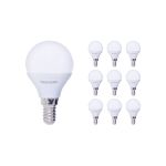Voordeelpak 10x Noxion Lucent LED Classic Glans 2.5W 827 P45 E14 | Zeer Warm Wit - Vervangt 25W