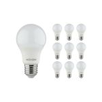 Voordeelpak 10x Noxion Lucent Classic LED Lamp A60 E27 8.5W 827 806lm | Zeer Warm Wit - Vervangt 60W