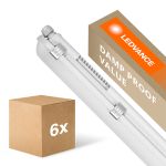 Voordeelpak 6x Ledvance LED Waterdichte Montagebalk Vochtbestendig Value 20W 2400lm - 840 Koel Wit | 120cm 