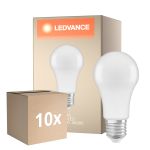Voordeelpak 10x Ledvance  Classic LED E27 Peer Mat 13W 1521lm - 840 Koel Wit | Vervangt 100W