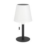 Eglo Tafellamp Montapalma Staal Zwart 2W 190lm - 830 Warm Wit | IP54 - Dimbaar - USB-C
