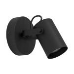 Eglo Wandlamp Sorego Staal Zwart 2.8W 250lm - 830 Warm Wit | IP20 - Incl. 1x GU10