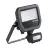Ledvance LED Floodlight Aluminium Zwart 8W 1200lm 100D - 840 Koel Wit | IP65 - Bewegings- En Lichtsensor - Symmetrisch