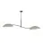 Emibig Plafondlamp Lotus Staal Zwart | Geschikt voor 2x E14 - Max 10W