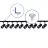 Bright Choice Complete Set 1-Fase Rail L 2 x 2 Meter Zwart | incl. 10x Spot + GU10 2700K 3W Dimbaar + Eindkap, Voedingsconnector en L -Verbindingsstuk