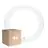 Voordeelpak 4x Ledvance LED Buis T9 Value Circulair (EM/Mains) 11W 1320lm - 840 Koel Wit | Vervangt 22W