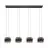 Eglo Hanglamp Hortunas Staal Zwart 5.8W 690lm - 830 Warm Wit | IP20 - Dimbaar 