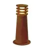 SLV 40 Vloerlamp Staal Roestig Rond | Buitenverlichting - IP55 - Geschikt voor 1x E27 