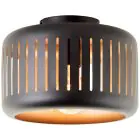 Brilliant Tyas Plafondlamp Metaal Zwart Goud | 270mm - Geschikt voor 1x E27