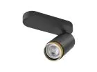 SLV Grip! Aluminium Spot Zwart | Geschikt voor 1x GU10