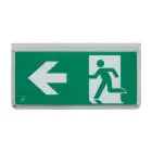 Ansell Dubbelzijdig Bord Pijl links en rechts voor LED Nooduitgang bord Eagle 3-in-1
