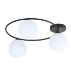 Emibig Plafondlamp Sopra Staal Zwart | Geschikt voor 3x E14 - Max 10W