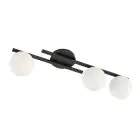 Emibig Plafondlamp Kairo Staal Zwart | Geschikt voor 3x E14 - Max 10W