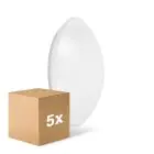 Voordeelpak 5x Ledvance Surface Circulair 350 18W 830 1440lm Wit IP44 | Warm Wit